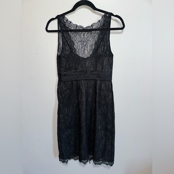 Anthropologie Moulinette Soeurs Black Lace Shadow Canopy Dress - Picture 4 of 4